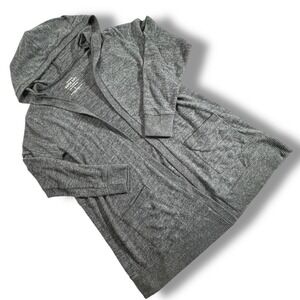 Torrid Super Soft Plush Womens Open Front Cardigan Plus Size 2 Gray Long Sleeve